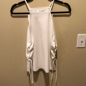 Mango white halter top
